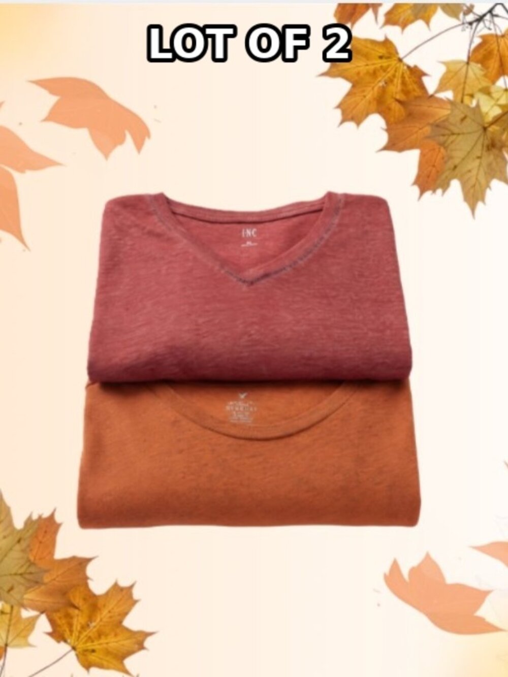 American Eagle Outfitters  INC Internatl Concepts / LOT of 2 CASUAL SHIRTS Sz XL